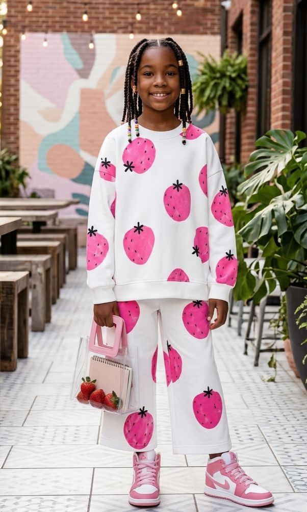 Strawberry Sketch Lounge Set