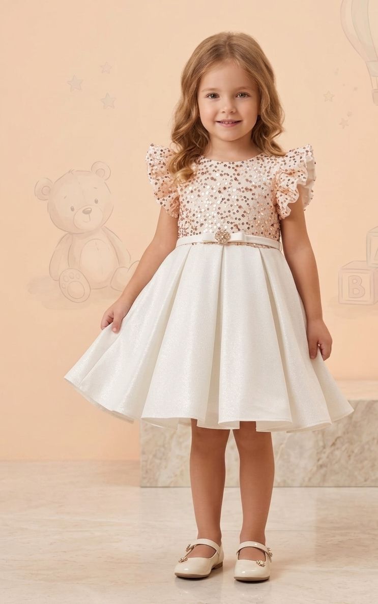 Golden Pearl Celebration Dress
