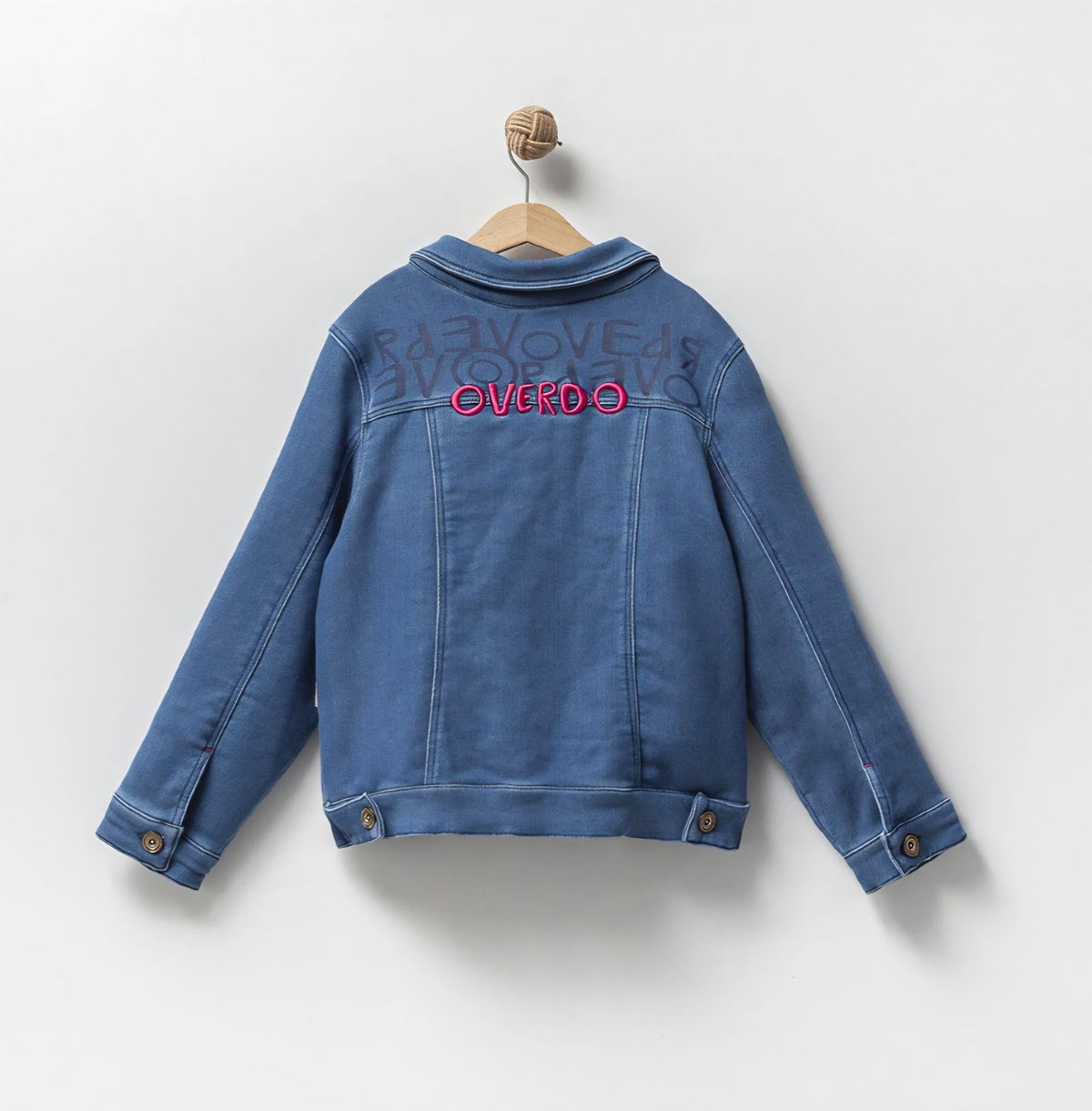Custom Patchwork and Graphic Denim Jacket