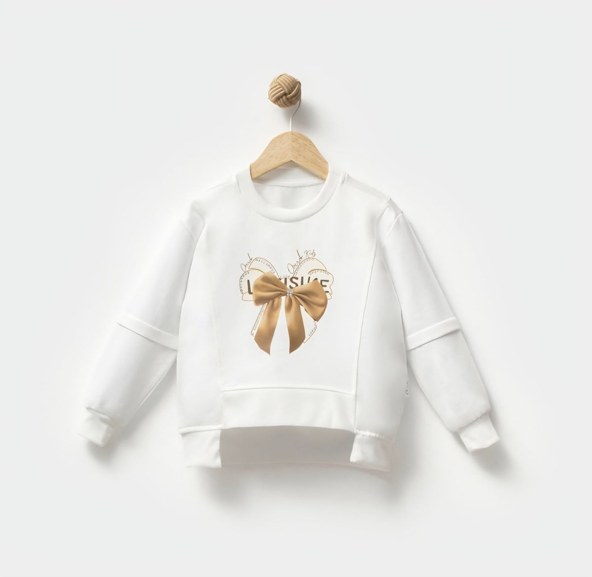 Stone Printed Sweatshirt - White
