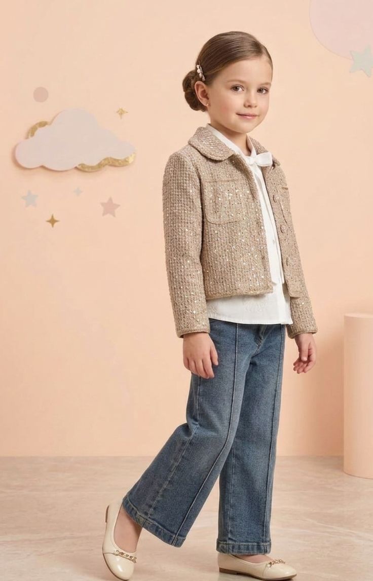 Wide-Leg Denim Jeans