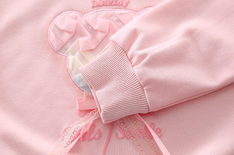 Girls’ Bear Outfit – Two-Piece Sweatshirt Set (2–7Y) - Image 5