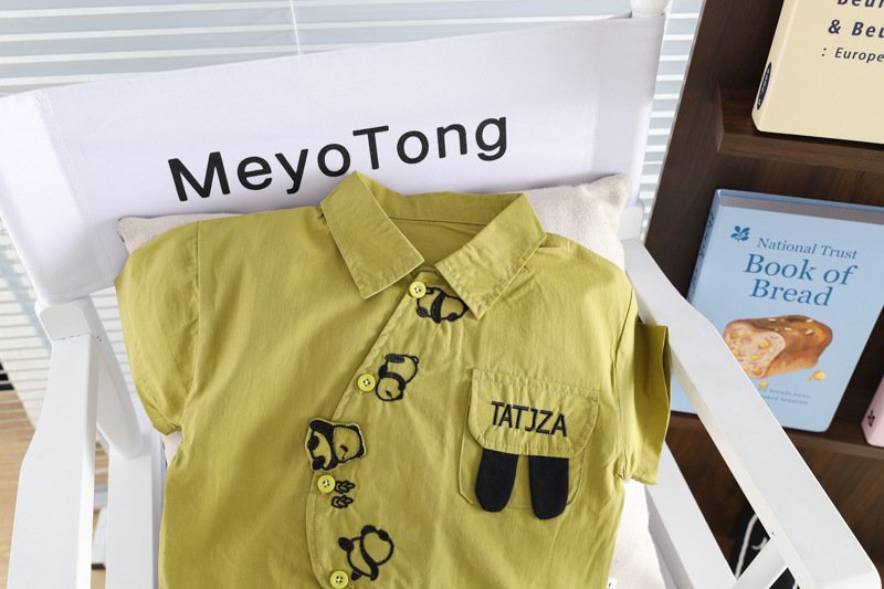 Boys’ Summer Outfit – Cartoon Shirt & Shorts (1–5Y) - Image 6