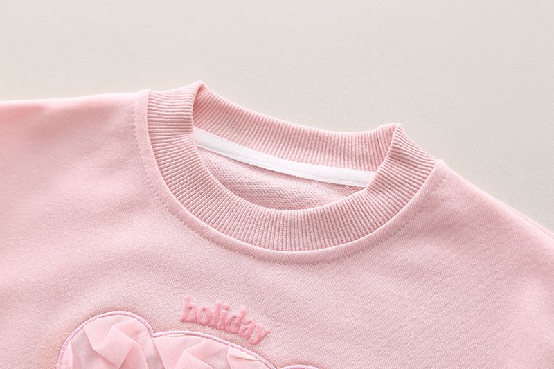 Girls’ Bear Outfit – Two-Piece Sweatshirt Set (2–7Y) - Image 4