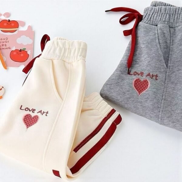 Girls’ Heart Jogger Sweatpants (8–11Y)