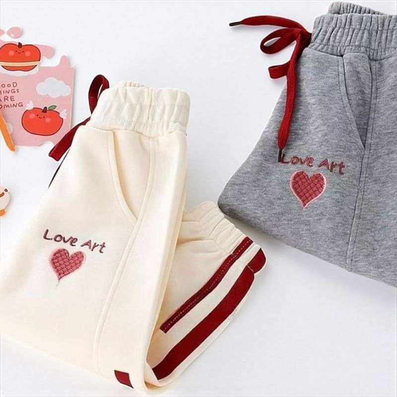 Girls’ Heart Jogger Sweatpants (8–11Y)