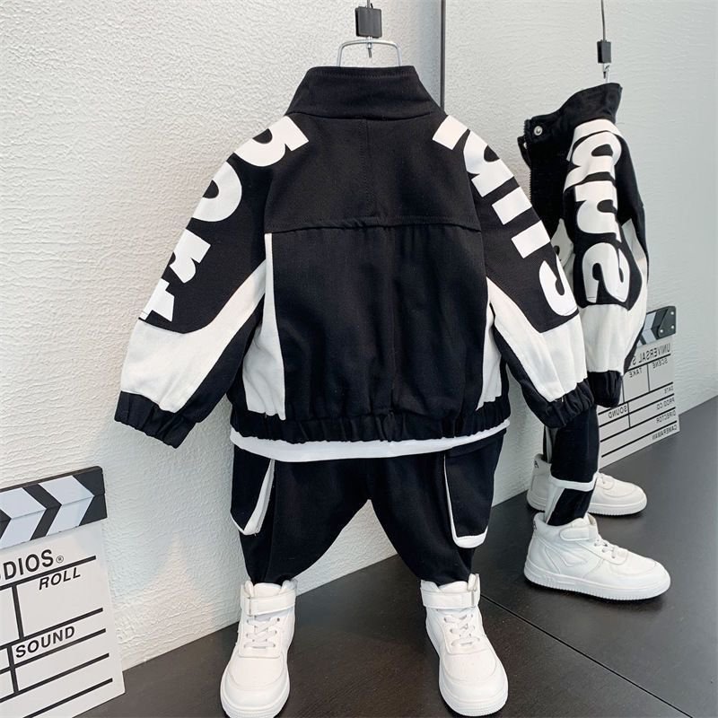 Boys’ Spring Outfit – Long-Sleeve Top & Pants (3–10Y) - Image 5
