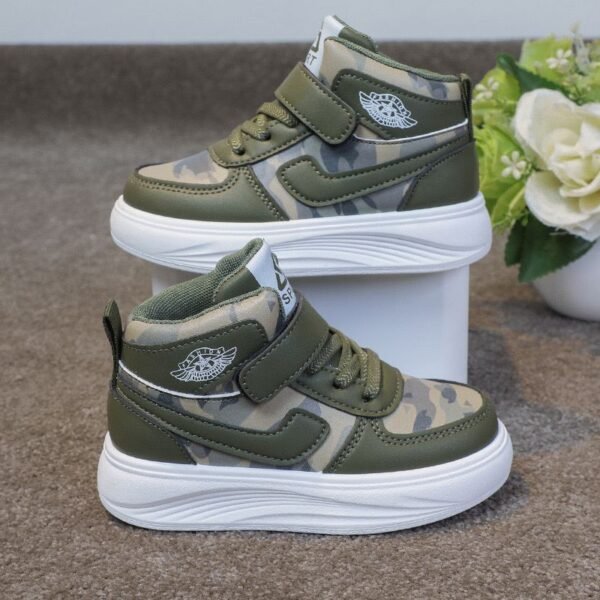 Boys’ High-Top Sneakers (Size 27-30) - Image 3