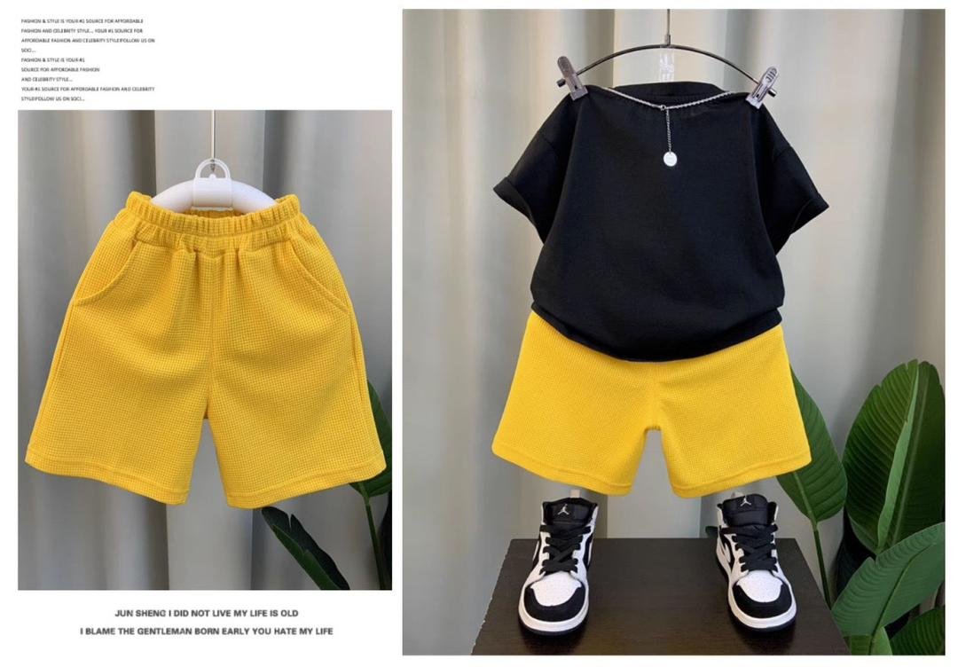 Boys’ Summer Set – Short-Sleeve Two-Piece Outfit (3–4Y) - Image 4