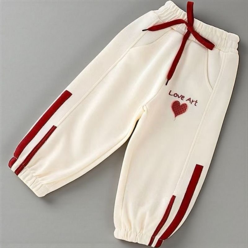 Girls’ Heart Jogger Sweatpants (8–11Y) - Image 3