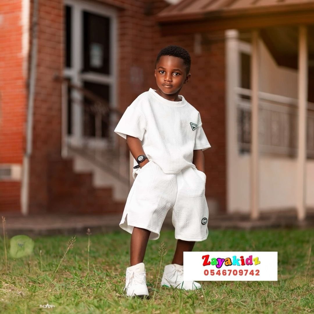 Boys’ Summer Outfit – Korean Style Top & Shorts (6–10Y) - Image 3