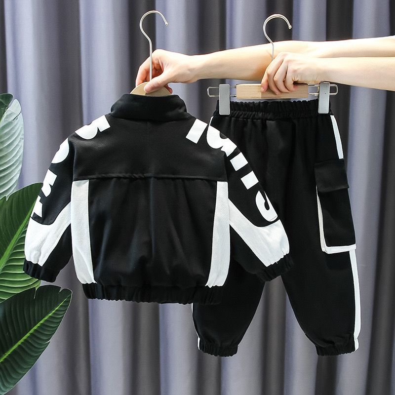 Boys’ Spring Outfit – Long-Sleeve Top & Pants (3–10Y) - Image 3