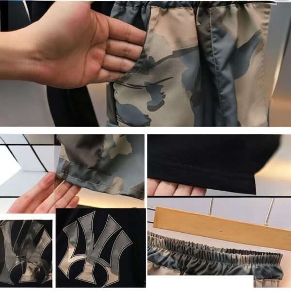 Boys’ Camo Outfit – Short-Sleeve Top & Shorts (6–9Y) - Image 5