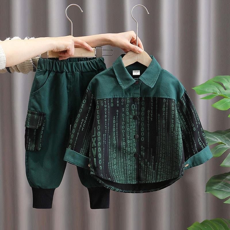 Boys’ Two-Piece Outfit – Long-Sleeve Top & Pants (2–6Y) - Image 5