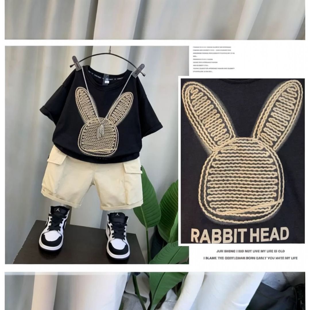 Boys’ Summer Outfit – Short-Sleeve Top & Shorts (3–8Y) - Image 3