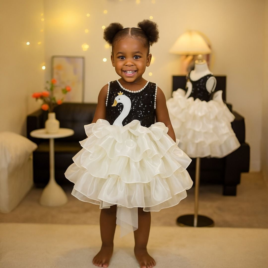Girls’ Princess Dress – Party & Birthday Outfit (3–8Y) - Image 2