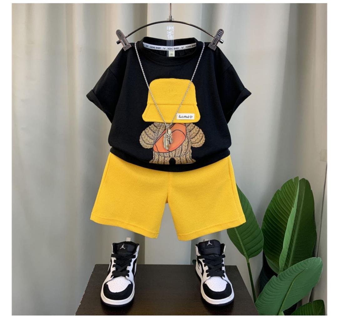 Boys’ Summer Set – Short-Sleeve Two-Piece Outfit (3–4Y) - Image 5