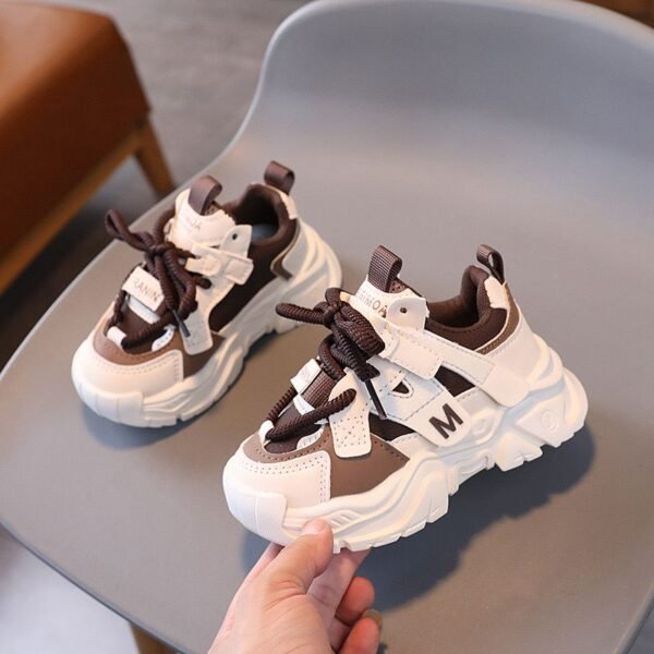 Kids’ Waterproof Sneakers – Soft Sole (Size 28) - Image 4