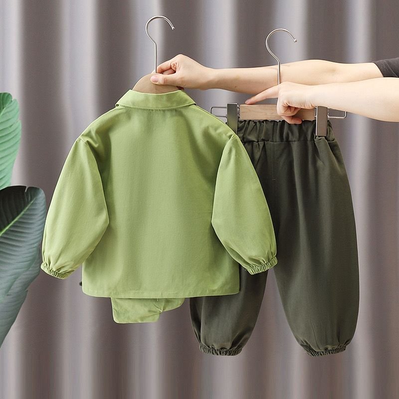 Boys’ Dinosaur Outfit – 3D Cartoon Set (2–6Y) - Image 3
