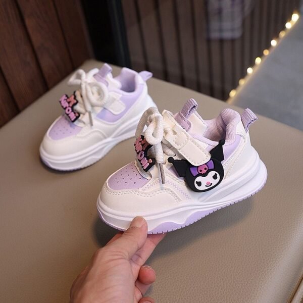 Girls’ Fashion Sneakers – Non-Slip (Size 23–30)