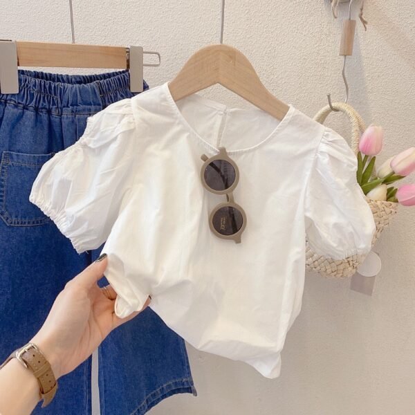 Girls’ Denim 3-Piece Set – Summer Fashion (3–5Y) - Image 3