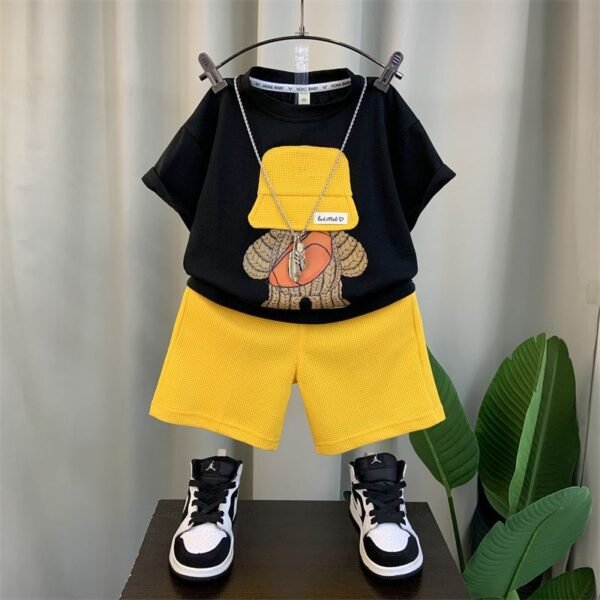 Boys’ Summer Set – Short-Sleeve Two-Piece Outfit (3–4Y)
