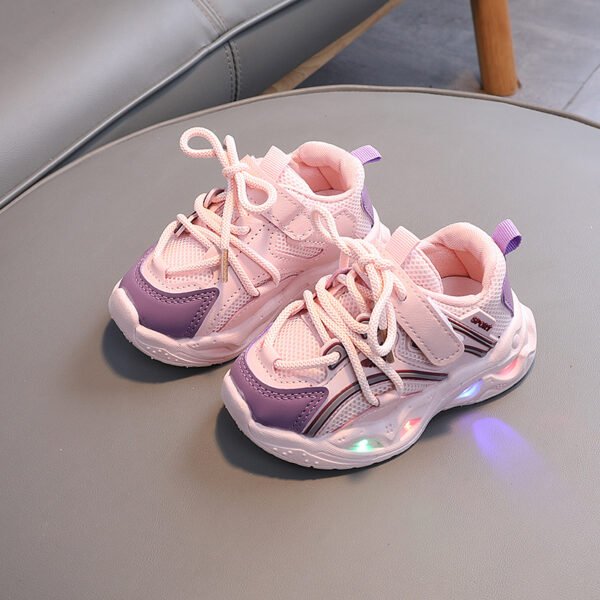Kids Light-Up Sneakers – Soft Non-Slip Sole, Comfy Sports Shoes (size 22-30)