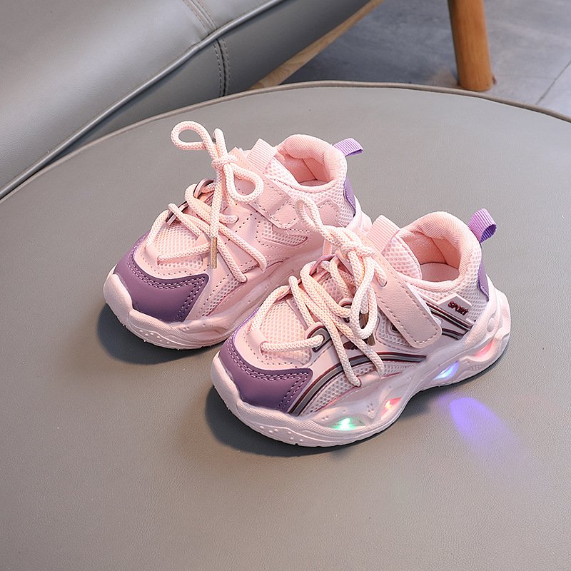 Kids Light-Up Sneakers – Soft Non-Slip Sole, Comfy Sports Shoes (size 22-30)