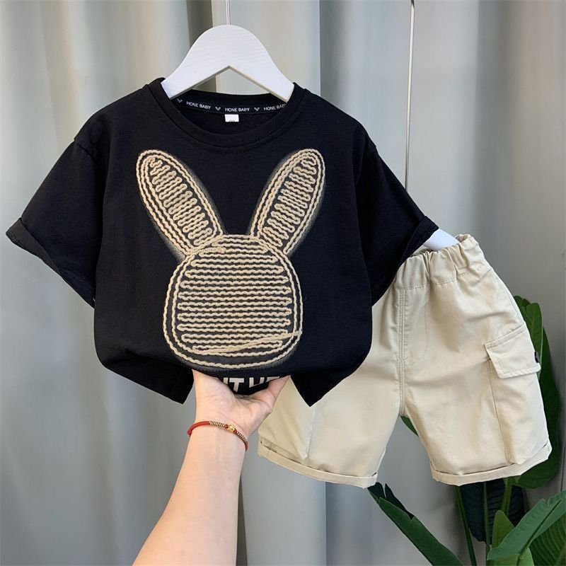 Boys’ Summer Outfit – Short-Sleeve Top & Shorts (3–8Y) - Image 2