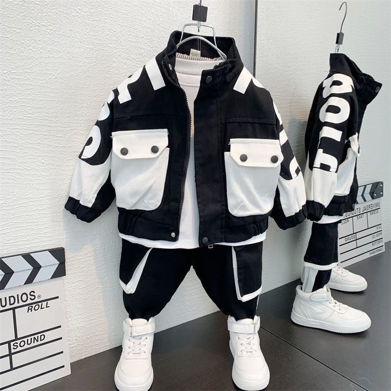 Boys’ Spring Outfit – Long-Sleeve Top & Pants (3–10Y) - Image 4