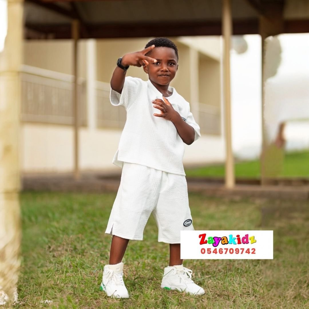 Boys’ Summer Outfit – Korean Style Top & Shorts (6–10Y) - Image 2