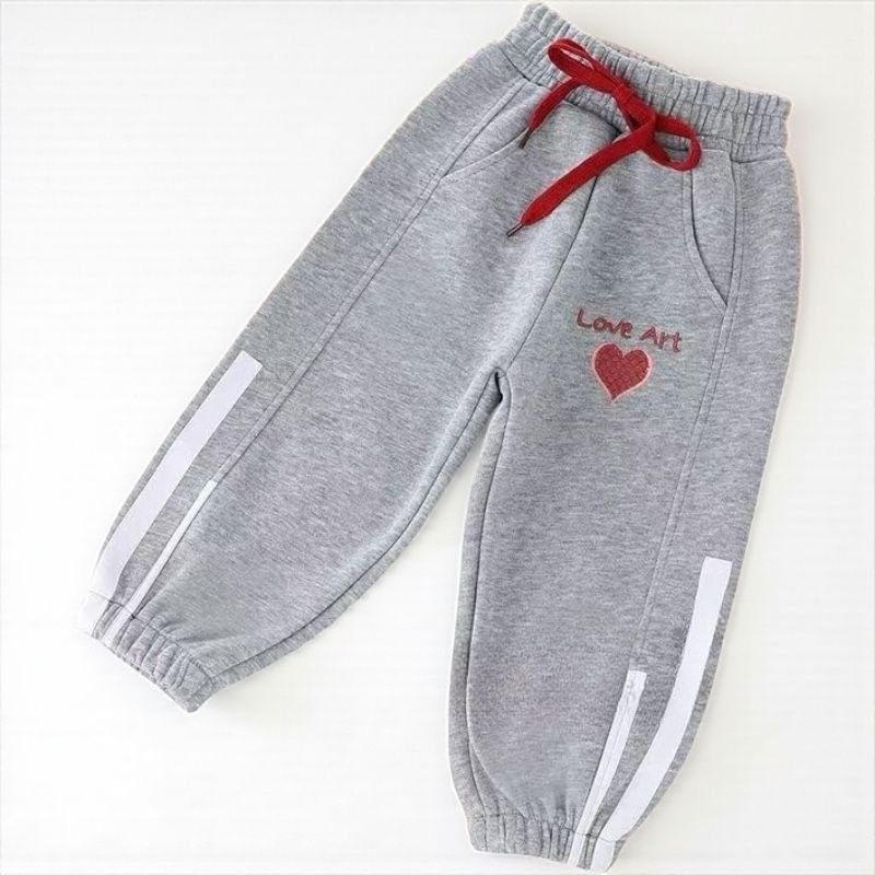 Girls’ Heart Jogger Sweatpants (8–11Y) - Image 2