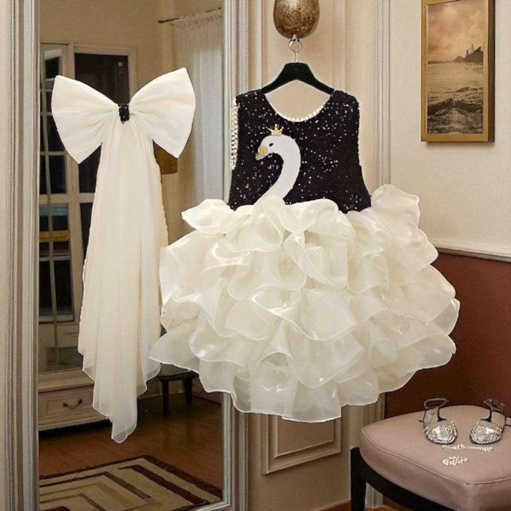 Girls’ Princess Dress – Party & Birthday Outfit (3–8Y) - Image 3